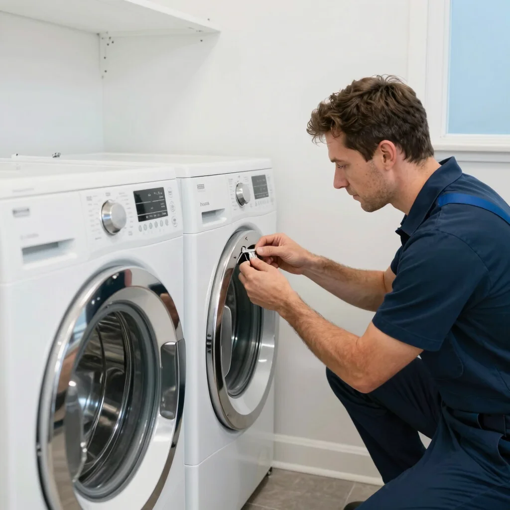 Stacked Dryer Cleaning